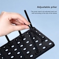 Miniatyrbillede 8 af 10: Justerbart opvaskeflaskestativ til afløbsskål black 54*15*9cm