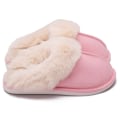 Pikkukuva 1 / 5: Talvi lämpimät pehmoiset naisten tossut litteät kengät sisäliukumäet pink 38-39 (fits 36-37)