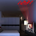 Miniatyrbillede 4 af 8: LED Digital Smart Alarm Clock Elektronisk USB white 150*62*110MM