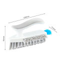 Miniatyrbillede 3 af 6: Multifunktions badeværelsesfliser Gulv Gap Brush Gulvbørste Hjørne Gap Brush White