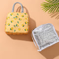 Miniatyrbillede 4 af 7: Søde Citron bærbare vandtætte lynlås frokostposer yellow 22*15*17cm