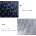 Miniatyrbillede 7 af 9: Modeisoleret frokost Bento Box Vandtætte emballageposer blue large
