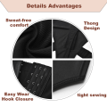 Miniatyrbillede 7 af 10: Waist Trainer Corset Plus-Size Body Shapewear black fourfold extra large