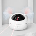 Miniatyrbillede 4 af 7: Infrarødt lys Pen Drilleri Cat Stick Feather Automatisk kattelegetøj pink 10*10*8.72CM