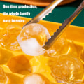 Miniatyrbillede 3 af 7: Prismatisk Ice Making Box Ice Cube Form Hjemmelavet white 12.5*24.5*4cm