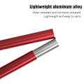 Pikkukuva 11 / 11: Leirintätarvikkeet Taitettava ulkotelttatanko Rantatanko Red 170CM-2PCS/1Set
