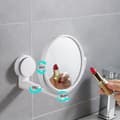 Vikbar sminkspegel Väggmonterad spegel utan borr white single sided mirror
