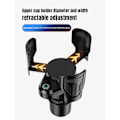 Miniatyrbild 7 av 9: Multifunktionell justerbar bilmugghållare Expander Adapter black