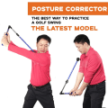 Miniatyrbillede 4 af 8: Golf Swing Træningshjælp Stick Houding Corrector Swing Trainer black 1pc