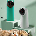 Miniatyrbillede 7 af 9: Interactive Smart Teasing Pet LED Laser Sjovt legetøj white 7x7x1 8cm