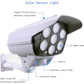 Miniatyrbillede 9 af 9: LED Infrarød Sensor Solar Lampe Fjernskærm Væglampe black 14.6*7.5*5.7cm,44 led