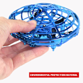 Miniatyrbillede 3 af 6: Mini UFO RC drone Infraed Hand Sensing Induktion Helikopter Model Elektrisk Bærbar Quadcopter flayaball drohne Legetøj til børn red 1pc