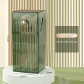 Miniatyrbild 2 av 8: Mode sminkborstehållare förvaringsbox green