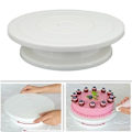 Miniatyrbillede 4 af 8: Køkken Kagebord Roterende DIY Form Bageværktøj white 28*23.5*7cm