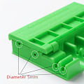 Miniatyrbillede 3 af 9: Skewers Kebab Maker Grill Stringer Box Machine BBQ Gadget green 17.3*11.5*2.5cm