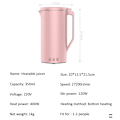 Pikkukuva 6 / 9: Soymilk Machine Mini Soymilk Maker lämmitettävä sähköinen mehulinko white 13.5*13.5*21.5cm