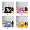 Miniatyrbild 8 av 9: Tecknad Hamburger Hot Dog Milk Lunch Tote Thermal Lunchpåse pink 22*20*14cm