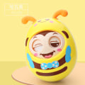 Miniatyrbild 2 av 8: Baby tumlare roly-poly bee silikonleksaker yellow
