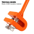 Miniatyrbillede 4 af 10: Field Solar Bird Pest Repeller 360 graders roterende reflektor orange Single-sided reflect