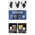 Miniatyrbillede 3 af 9: Multifunktionel justerbar bilkopholder Expander Adapter black