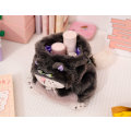 Miniatyrbild 8 av 9: Lucifer Cat Dragstring Pocket Cosmetic Bag i plysch 1pc