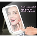 Miniatyrbillede 4 af 8: Bærbart LED Makeup Spejl Touch Screen 3 Light Foldbar white 18*13*2cm