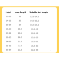 Pikkukuva 8 / 8: Lasten Tossut Villakengät Pojille Tytöille Sandaalit Talvi Hain Tohvelit orange 28-29(insole 18.5cm)
