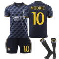 Miniatyrbillede 1 af 2: 23/24 sæson Real Madrid bortaställ fotbollsdräkt for barn med strumpor 10 MODRIC Children's size 24