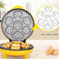 Miniatyrbillede 2 af 9: Non-stick vaffelbrødmaskine Kage morgenmadsbagemaskine yellow 24.5*20.5*11.5cm