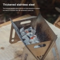 Miniatyrbild 3 av 8: Bärbar vikbar Mesh Vedspis Mini Grill 1pc