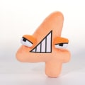 Miniatyrbild 4 av 8: Plysch nummer söt leksak alfabetet Lore alfabetet julklapp number 5