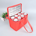 Miniatyrbillede 4 af 9: Camping frokost termisk isolerede køletasker red 21*14*17cm
