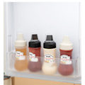 Miniatyrbillede 7 af 7: 350 ml Sauce Squeeze Flaske Fem Huller Plast Krydderi Flaske red 350ml