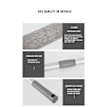Pikkukuva 10 / 10: Dust Cleaner Corner Cleaning Tool Mikrokuituliuta 1set