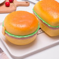 Miniatyrbild 4 av 6: Hamburger Double Tier Lunchbox Burger Box Bento Lunchbox circular 14.7*9.7cm