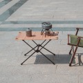 Miniatyrbillede 3 af 11: Bærbart klapbord Ultralet campingbord i aluminiumslegering green Portable table