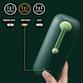 Miniatyrbillede 2 af 8: 3 Gear Mini Yoghurt Maker Husholdning DIY Automatisk Yoghurt Maker green 280ml