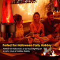 Miniatyrbild 8 av 8: Simulerad 3D Fire Flame Lighting Hängande Fire Pit Lamp red 1pc