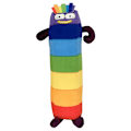 Pikkukuva 1 / 7: 10style Numberblocks Pehmoiset opetusnumeropalikat Nukkelelu seven