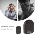 Pikkukuva 6 / 7: Hauskat Hankalat Lelut Kaukosäädin Pierulaatikko Elektroninen Magneettinen Simuloitu Pieruäänet Pommit Laukku Pierukone Juhlalelu black