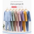 Pikkukuva 1 / 6: Lasten syyspuku thermal pojille ja tytöille pyjama yellow 100cm
