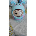 Miniatyrbild 9 av 10: Baby tumlare roly-poly bee silikonleksaker blue