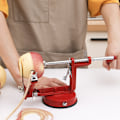 Miniatyrbillede 2 af 7: Æbleskræller Hånddrevet rustfri frugtskæremaskine red