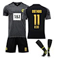 Miniatyrbillede 1 af 6: Børne-/voksen-VM 21 22 Duote væk trøje fodboldsæt REUS-11 18#