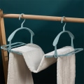 Miniatyrbillede 6 af 8: Foldbare multifunktionsbukser Hanger Bukserstativ Håndklæde white 41.2cm x 41.8cm