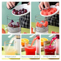 Miniatyrbillede 3 af 10: Multifunktions juicer USB-maskine Visual green 138mm*112mm*237.5mm