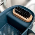 Miniatyrbillede 5 af 7: Multifunktionsvask Rester Filter Mesh Vask Opbevaringsstativ dark blue 21*13.5*7.5cm