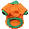 Miniatyrbillede 7 af 7: Kæledyrstøj Halloween Carnival Funny Pet Tøj Vinterfrakke orange double extra large
