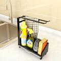 Miniatyrbillede 1 af 10: Afløbsstativ Opbevaring Sink Organizer Rack black large