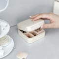 Miniatyrbild 3 av 7: Multifunktionell hem smycken förvaringsbox badrum örhänge white